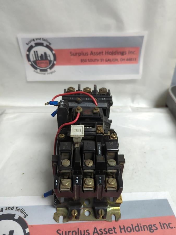 Used ALLEN BRADLEY,509-B0D,MOTOR STARTER SERIES B SIZE 1 PRE-OWNED