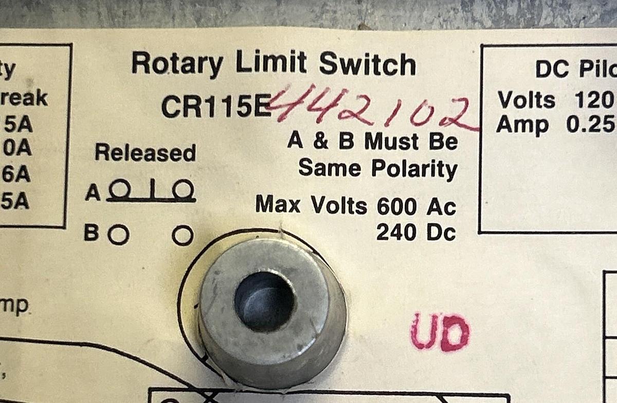 GENERAL ELECTRIC,CR115E442102,LIMIT SWITCH NOS