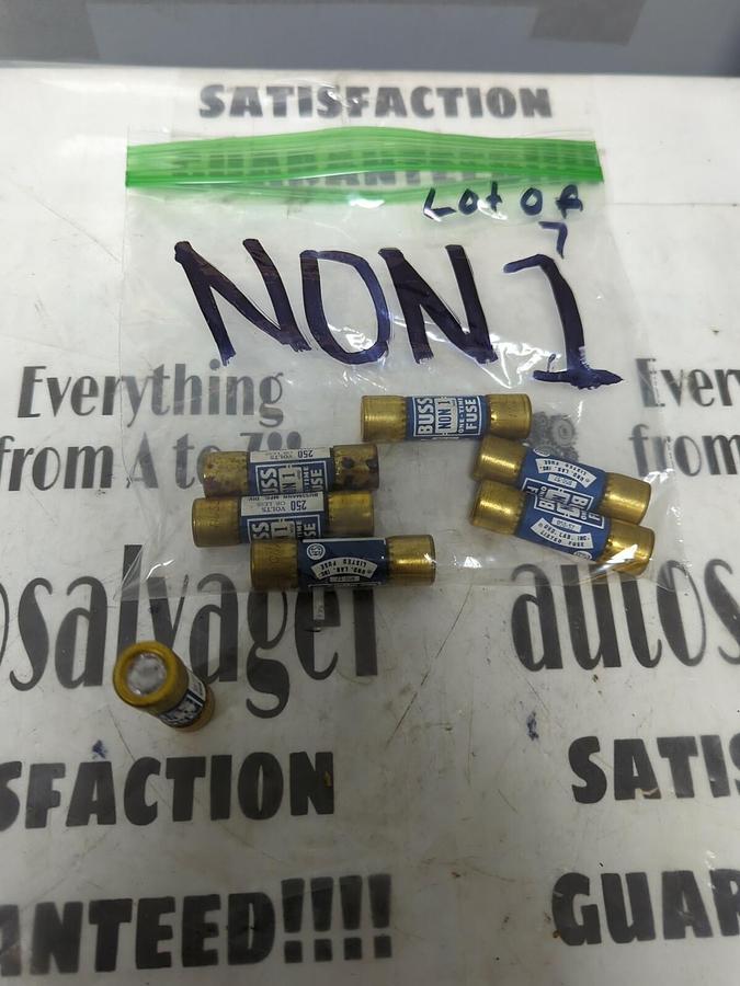 COOPER BUSSMANN,NON-1,ONE-TIME FUSE LOT OF 7 NOS