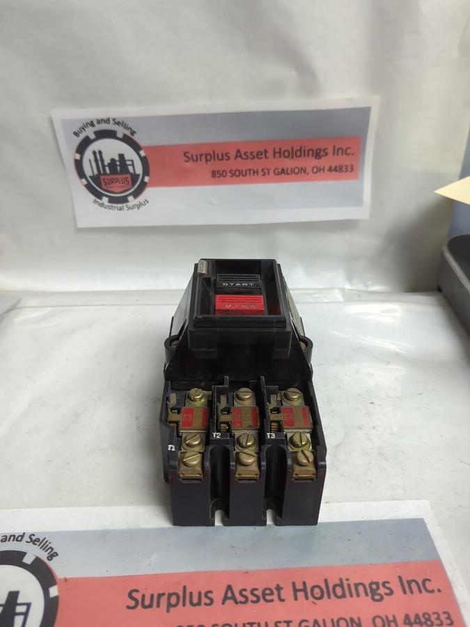 Used SQUARE D,2510-MB02,MANUAL STARTER SERIES A SIZE M-0 PRE-OWNED