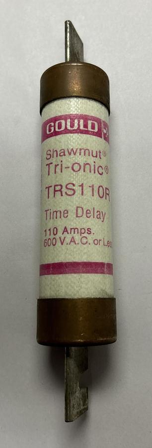 GOULD SHAWMUT,TRS110R,TIME DELAY FUSE 110A 600V NOS