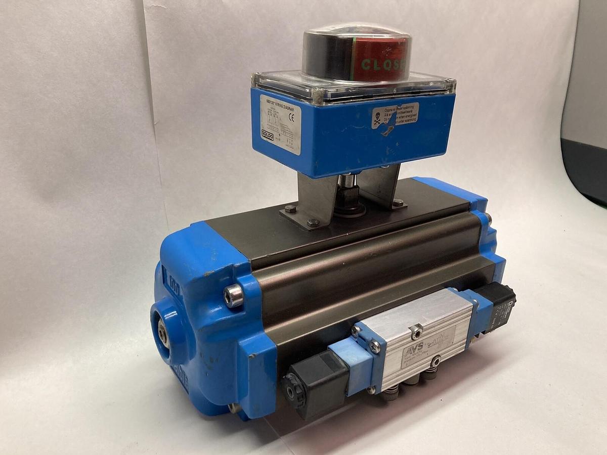 Valbia,DA100,Pneumatic Actuator 3 Way Ball Valve