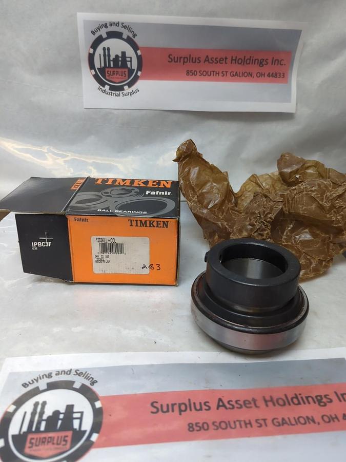 TIMKEN,1203KLL+COL,BALL INSERT BEARING + COLLAR NOS