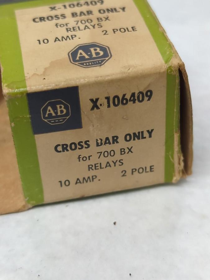 ALLEN BRADLEY,X-106409,CROSS BAR ONLY 10 AMP NOS