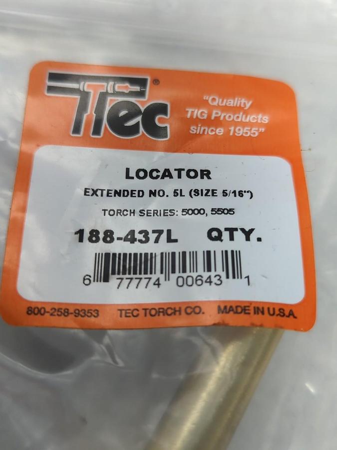 TEC,188-437L,LOCATOR SIZE 5/16 INCH TORCH SERIES 5000-5505 NOS