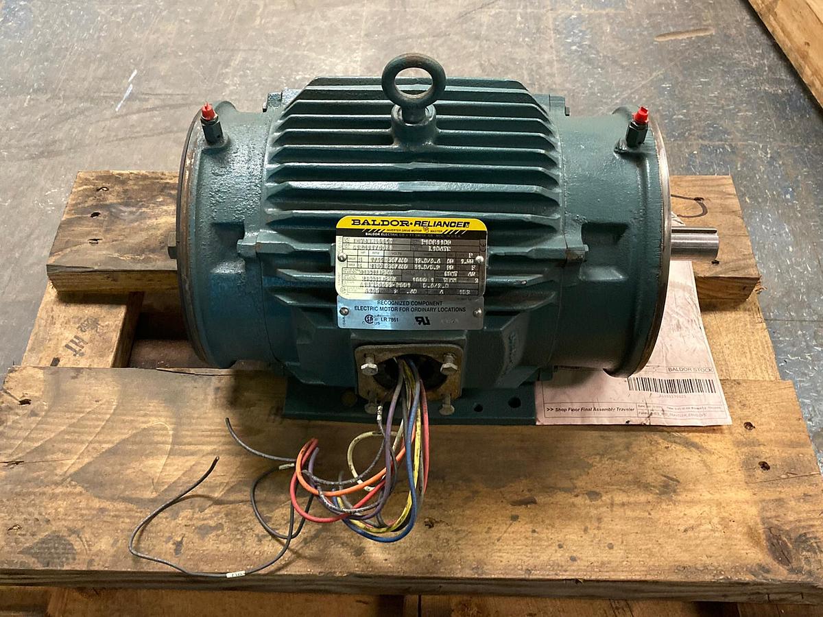 Used Baldor,IDVSNM3665T,3PH V*S Master Inverter Motor 5HP 230/460V 1755RPM L184TC