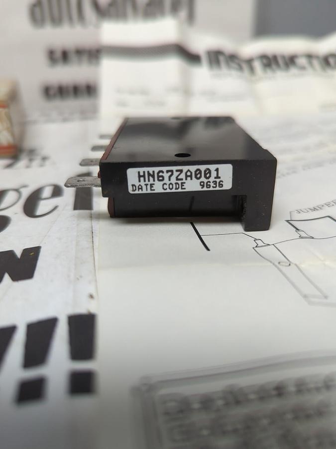 REPLACEMENT COMPONENTS DIVISION,HN 67ZA 001,ARTISAN TIME CAPSULE NOS