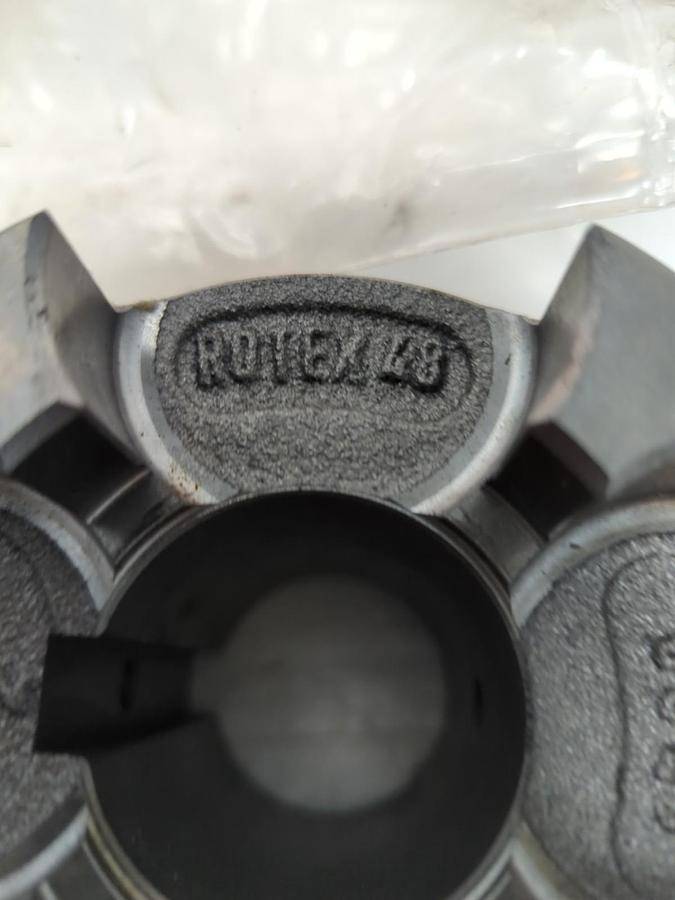 ROTEX,48,JAW COUPLING ASSEMBLY WITH LUBRICATOR NOS