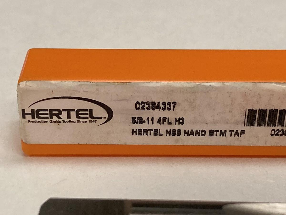 Hertel,02384337, 5/8 INCH NPT HSS Hand BTM Tap