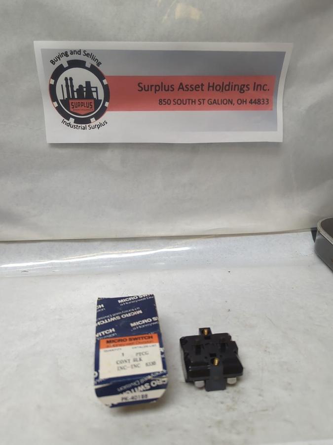 HONEYWELL MICRO SWITCH,PTCG,CONTACT BLOCK 600VAC-125VDC NOS