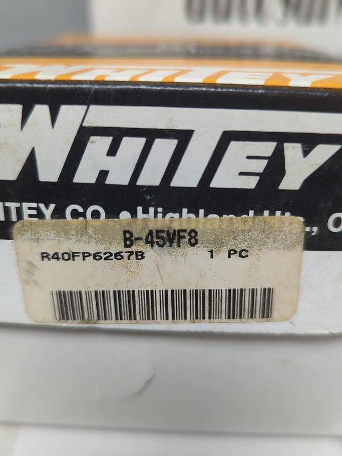 WHITEY,B-45VF8,BRASS BALL VALVE NEW