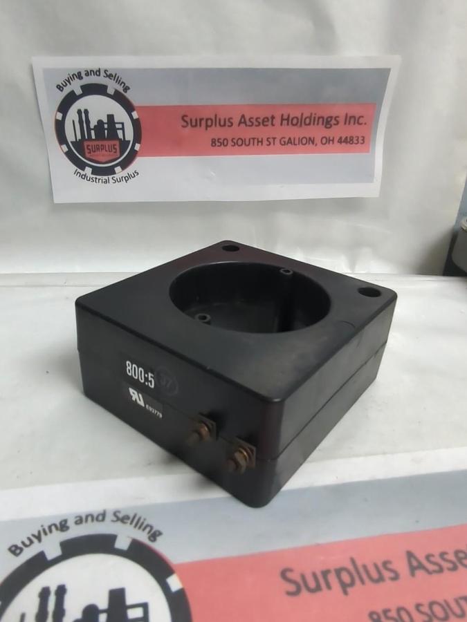 Used CUTLER HAMMER,4710A55H04,CURRENT TRANSFORMER RATIO 80015:5A PRE-OWNED