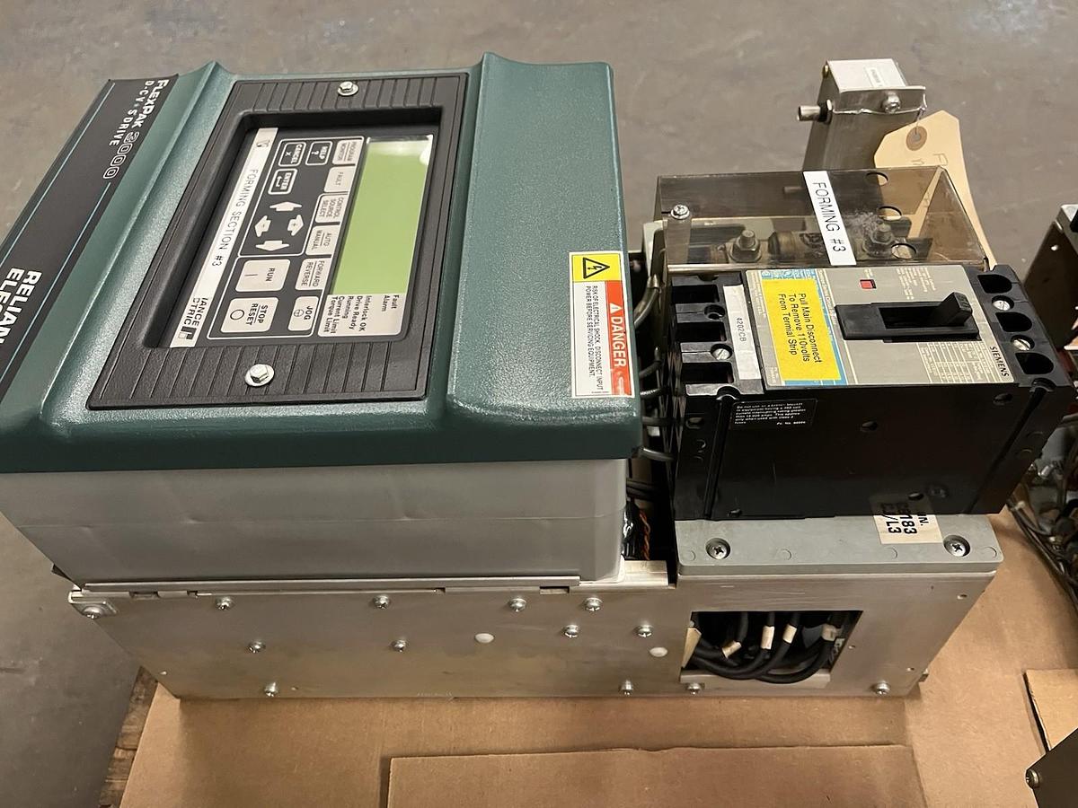 Used RELIANCE,25FR4032,FLEXPAK 3000 DC DRIVE 25HP INPUT 460VAC 3PH OUT 500VDC 45A