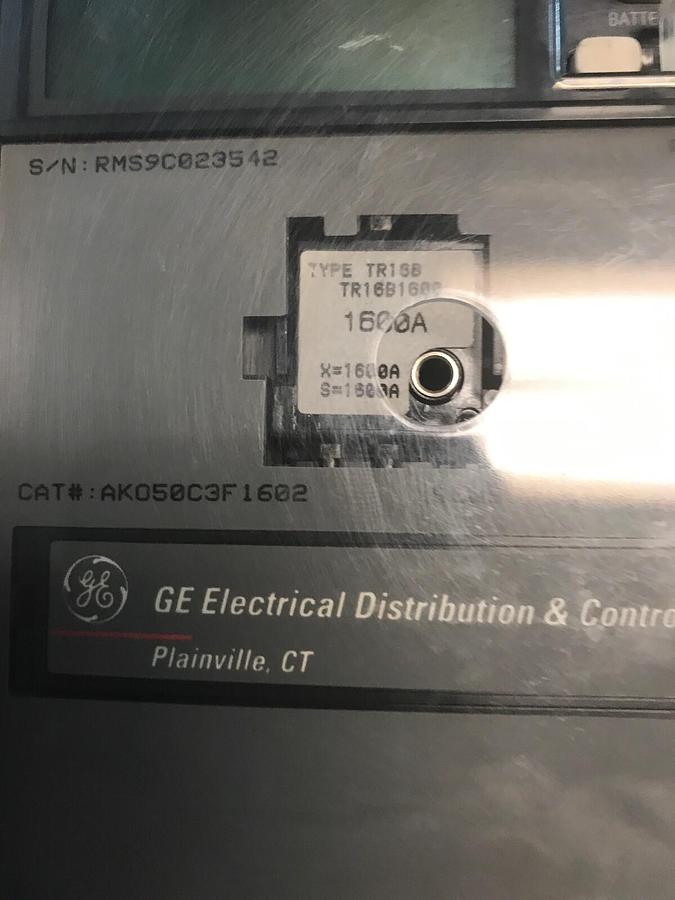 General Electric,AK050C3F1602,MicroVersaTrip Plus Trip Unit 1600A