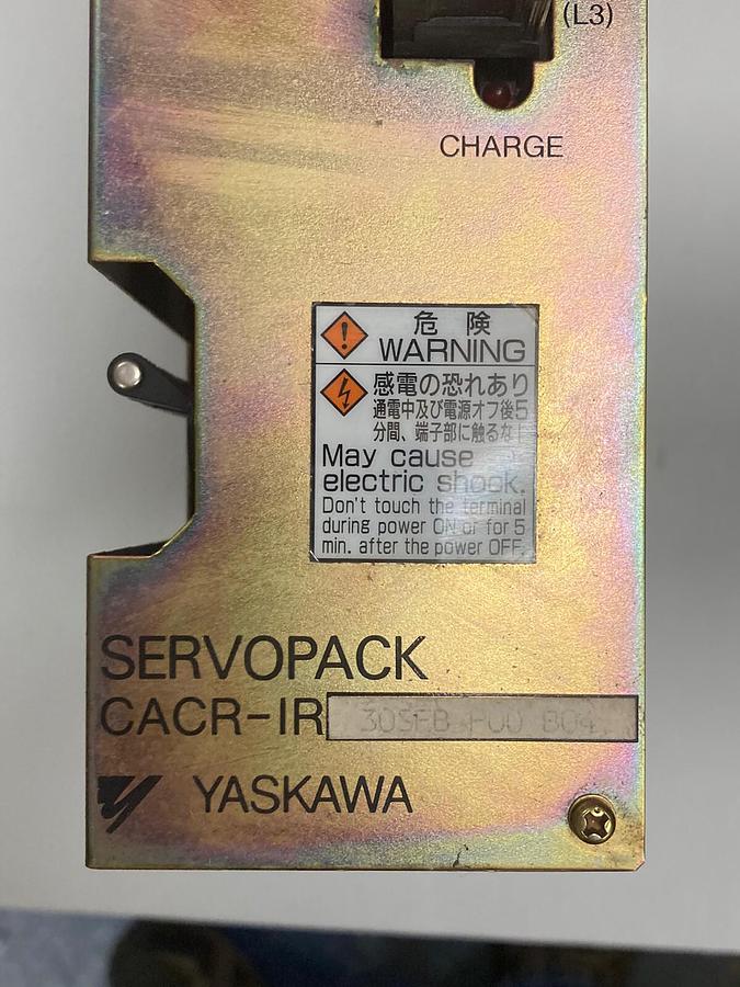 Used Yaskawa,CACR-IR30SFB,3-Phase ServoPack Servo Drive 230V