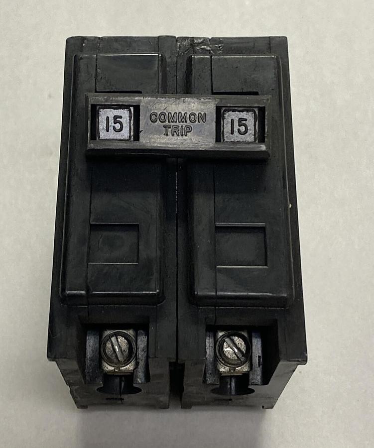 Used WESTINGHOUSE,NA,CIRCUIT BREAKER 15A 2P