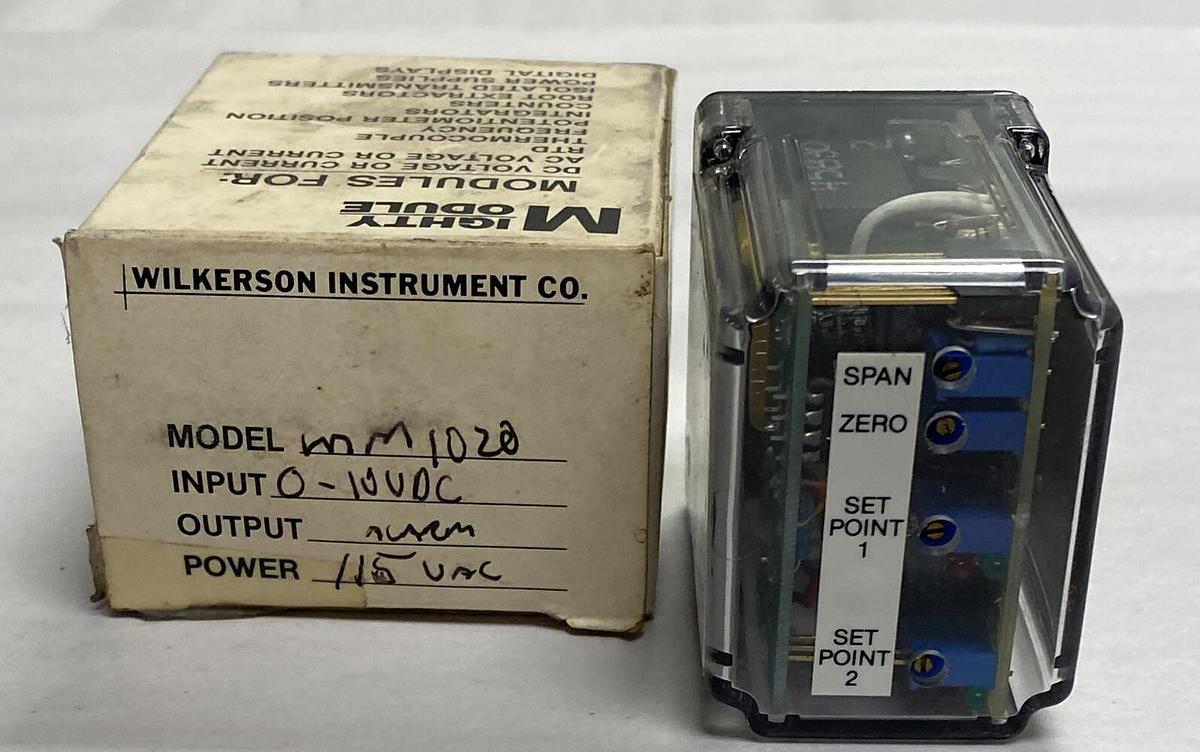 WILKERSON INSTR CO,MM1020,MIGHTY MODULE  DUAL ALARM MODULE 115V NOS