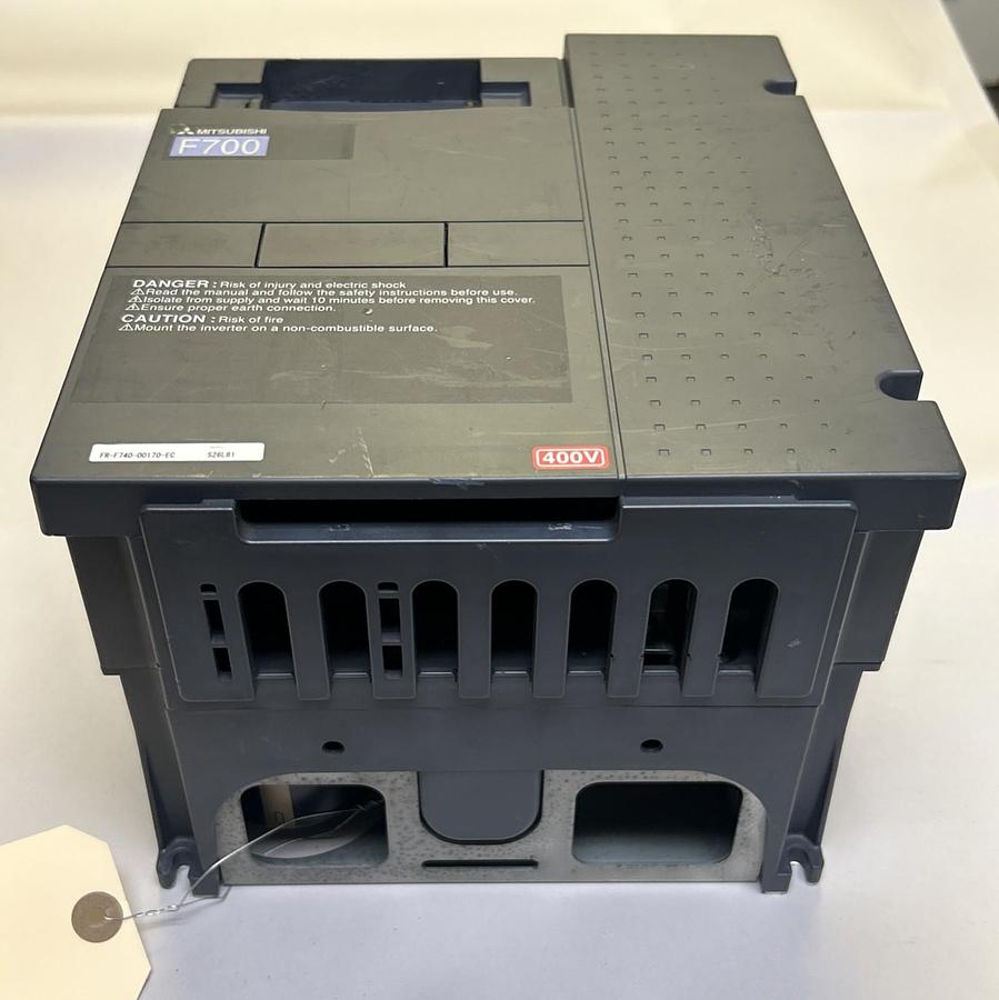 Used MITSUBISHI,FR-F740-00170-EC,AC INVERTER DRIVE VFD 380-480V 17A