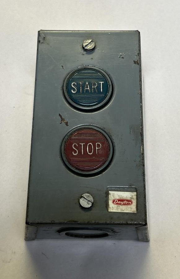 Used DAYTON,5X160,PUSH BUTTON CONTROL STATION START / STOP