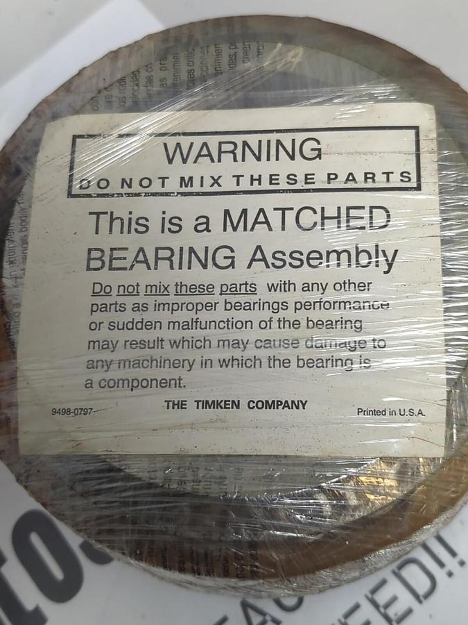 TIMKEN,594-90048,COMPLETE DOUBLE ROLLER BEARING ASSEMBLY 95 MM BORE NEW