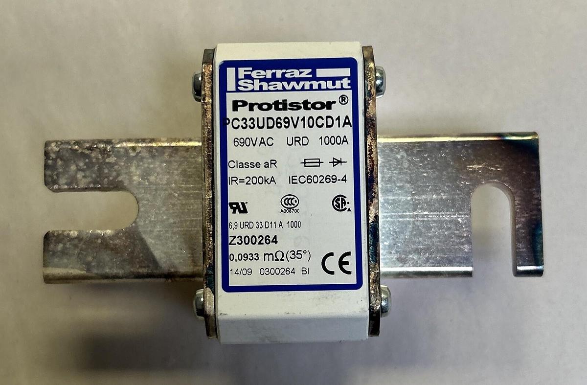 MERSEN FERRAZ SHAWMUT,Z300264,FUSE 1000A 690V NOS