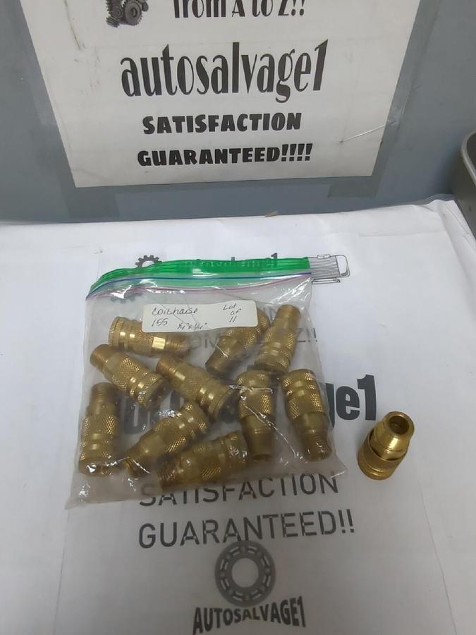 COILHOUSE,155, 1/4 INCH QUICK CONNECT PNEUMATIC AIR COUPLER LOT OF 11 NOS