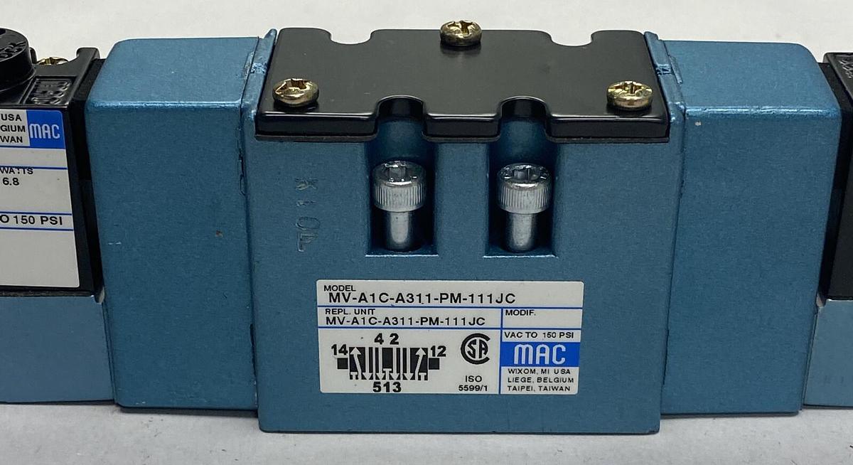 Mac,MV-A1C-A311-PM-111JC,Solenoid Valve NOS