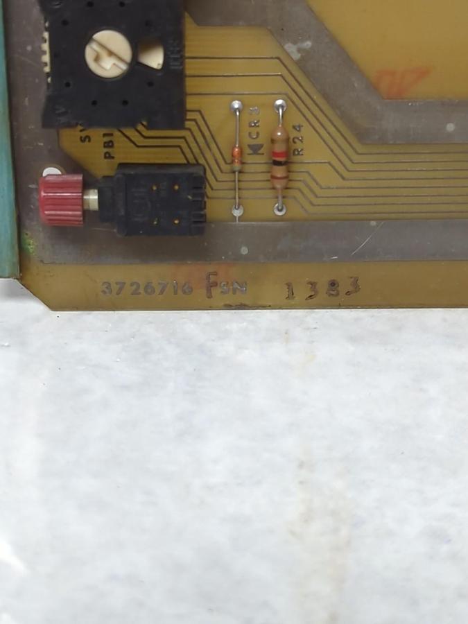 Used BENDIX,3726716F,S5 AC OUTPUT VOLTAGE 115 I/F CIRCUIT BOARD PRE-OWNED