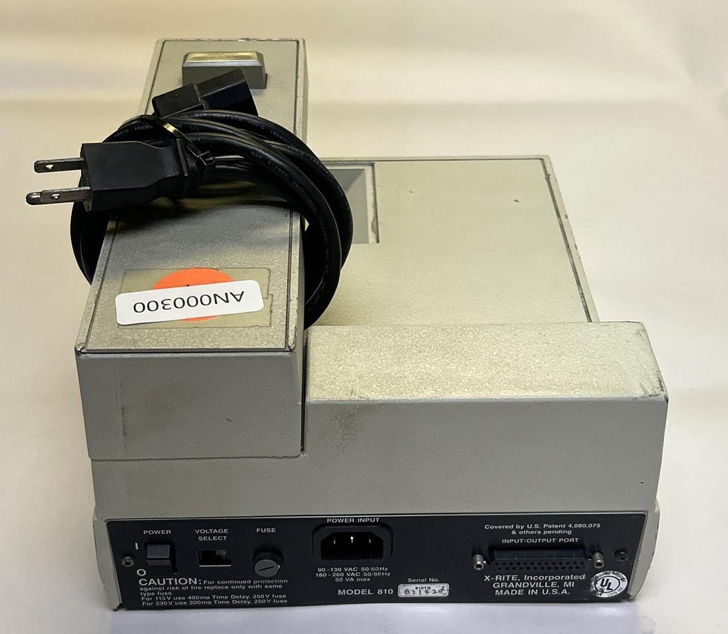 Used X-RITE,810TR,TRANSMISSION REFLECTION DENSITOMETER USED