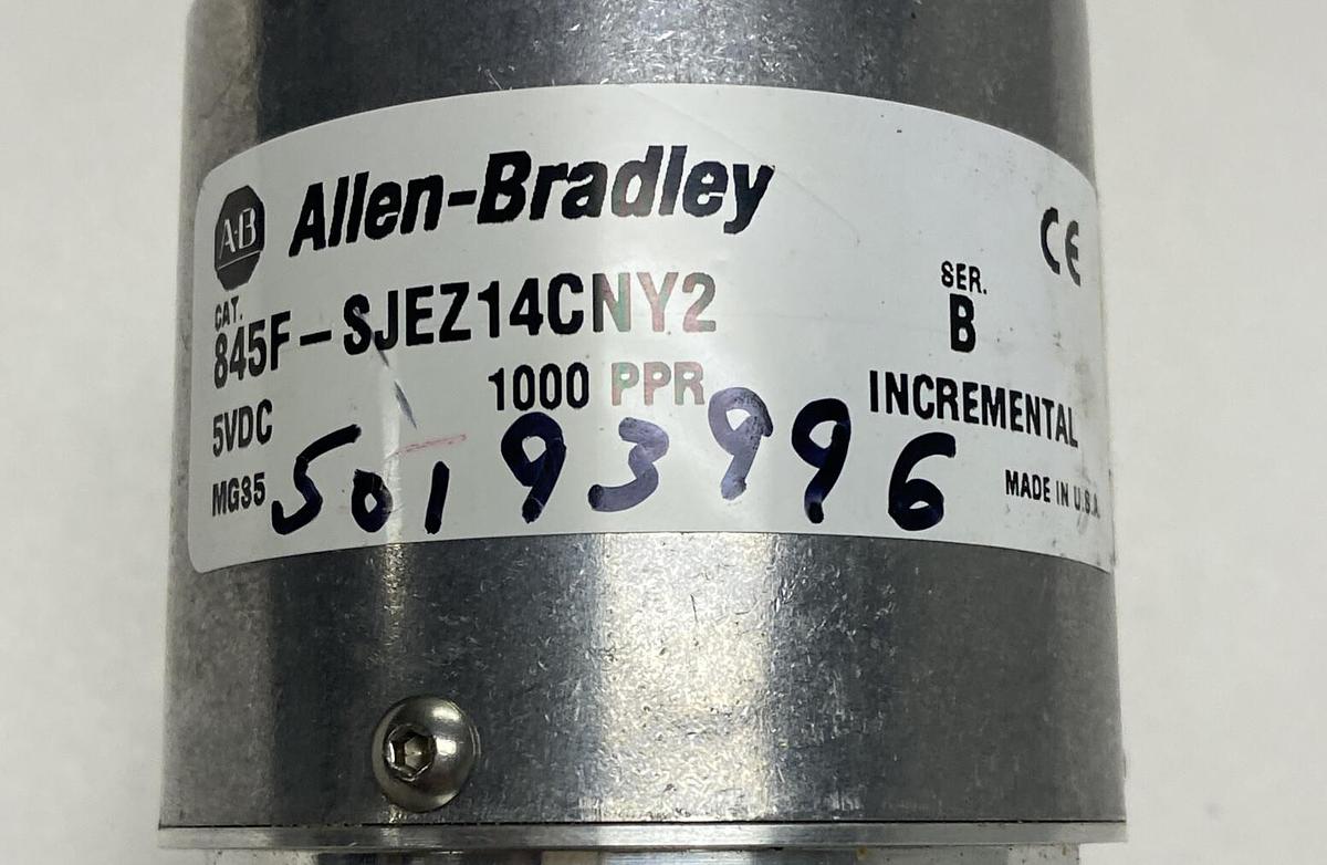 Used ALLEN BRADLEY,845F-SJEZ14CNY2,SER B ENCODER