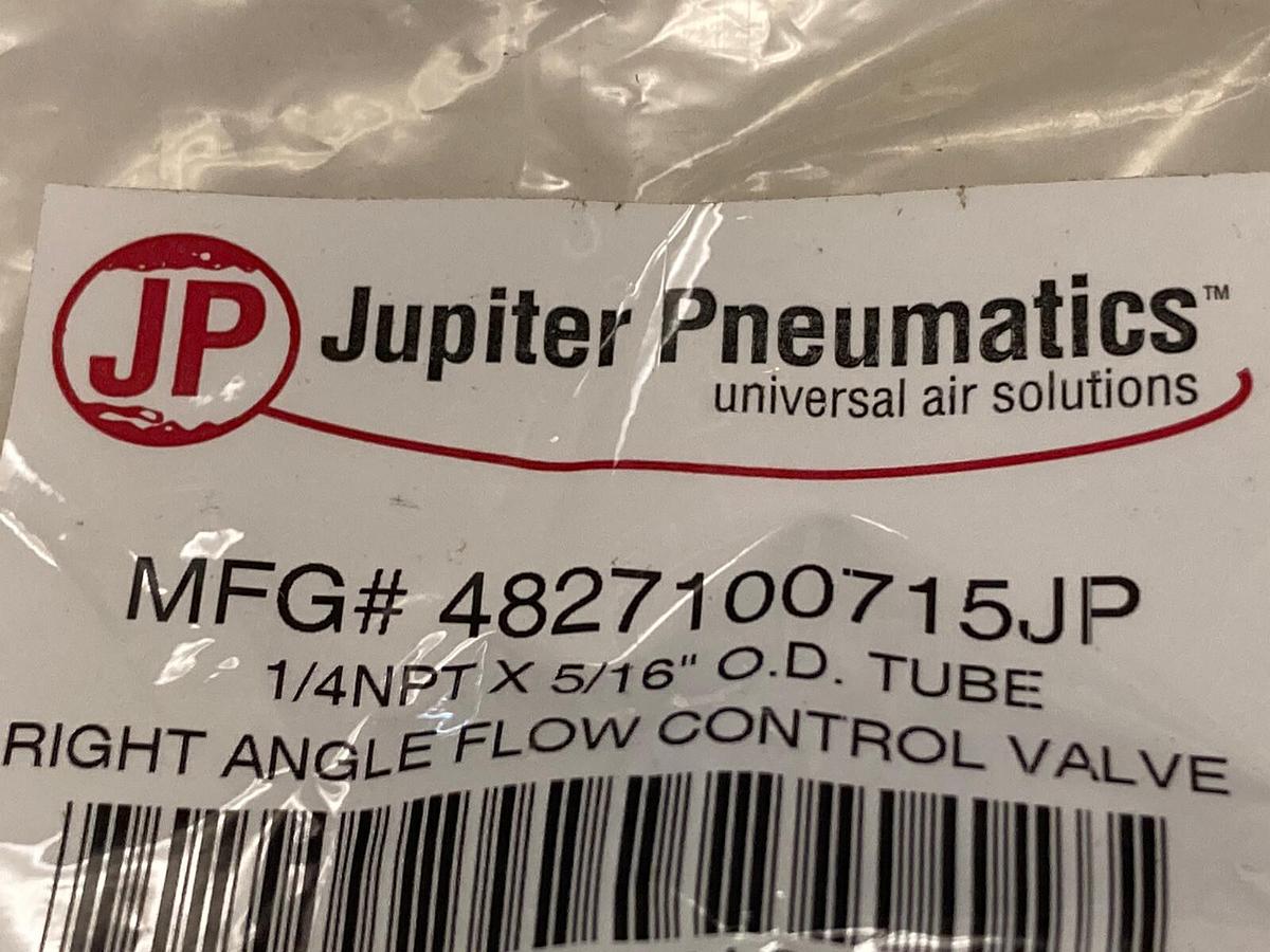 Used Jupiter Pneumatics,MFG# 4827100715JP,Right Angle Flow Control Valve