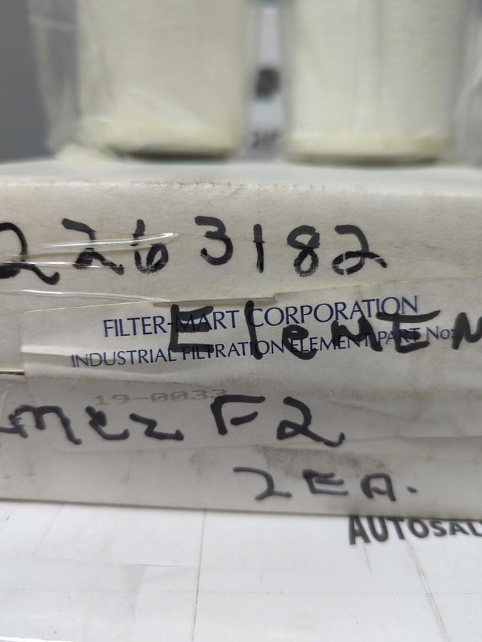 FILTER MART,19-0033,FILTER ELEMENTS PACK OF 2