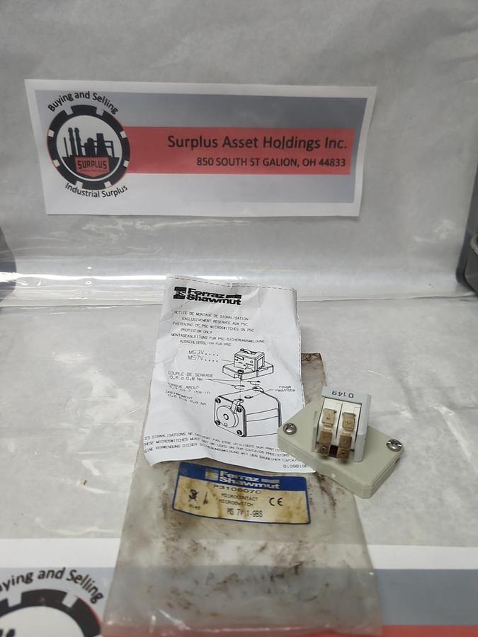 FERRAZ SHAWMUT,MS 7V1 9BS,MICROCONTACT MICROSWITCH NOS