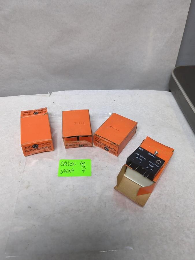 CRYDON,6401A,MODULE 3 AMP 120V LOT OF 4 NOS