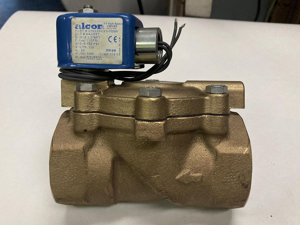 Used Alcon,22HZ006A1-1GDH,Control Valve 120V  5-150PSI