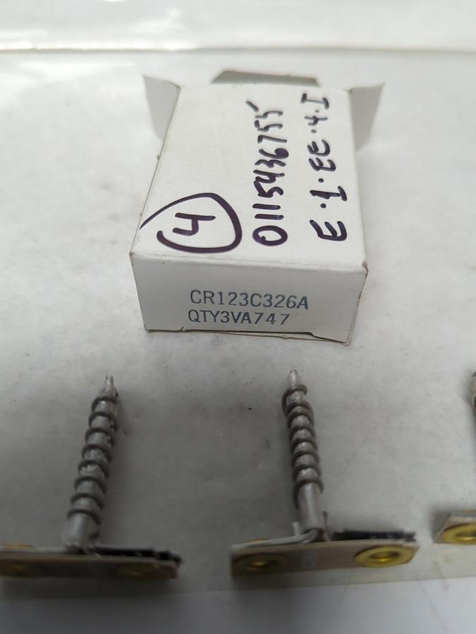 GENERAL ELECTRIC,CR123C326A,OVERLOAD HEATER ELEMENT LOT OF 4 NOS