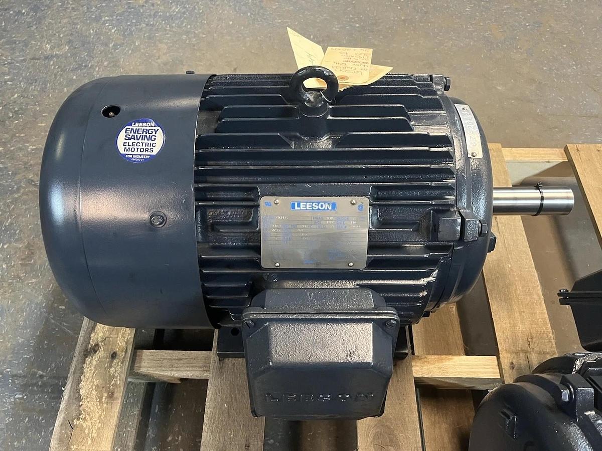 Used LEESON,C161423,MOTOR 2/0.5HP 1185/292RPM 460V 3PH 284U