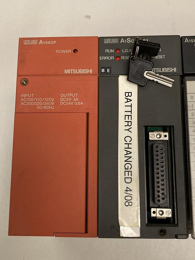 Used Mitsubishi,A1S62P/A1SCPU-S1/A1SX80/A1SY10/A1SX80,Rack