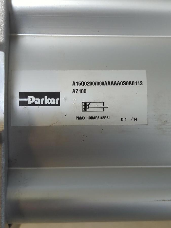 PARKER,AZ100-A15Q0200/000AAAAA0S0A0112, PNEUMATIC CYLINDER NOS