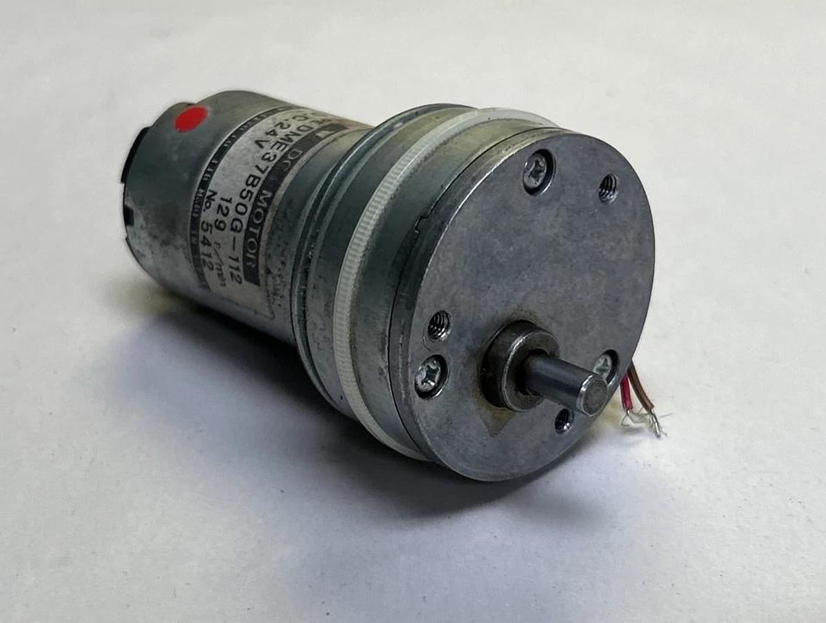 Used JAPAN SERVO CO,DME37B50G-112,DC MOTOR 24VDC