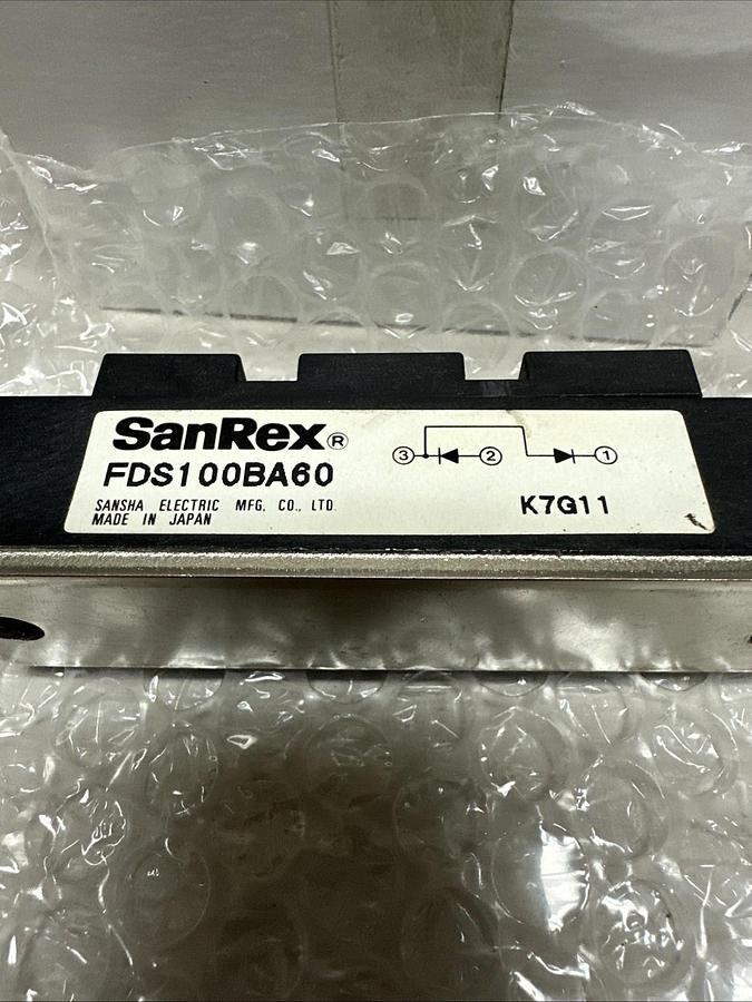 Used Sanrex,FDS100BA60,Module  LOT of 2
