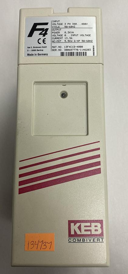 KEB,13FAC1D-4000,Combivert Drive 8.3 KVA NOS