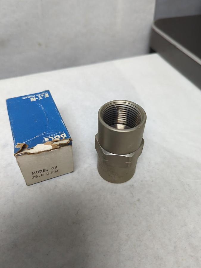 EATON DOLE CONTROLS,MODEL GX,FLOW CONTROL VALVE 25.0 G.P.M. NOS