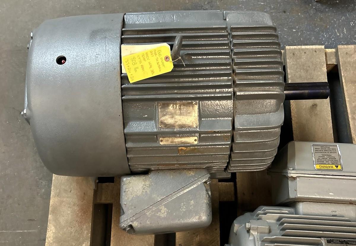 Used GENERAL ELECTRIC,5K365BG237,MOTOR 50HP 1775RPM 440V 3PH 365U FRAME