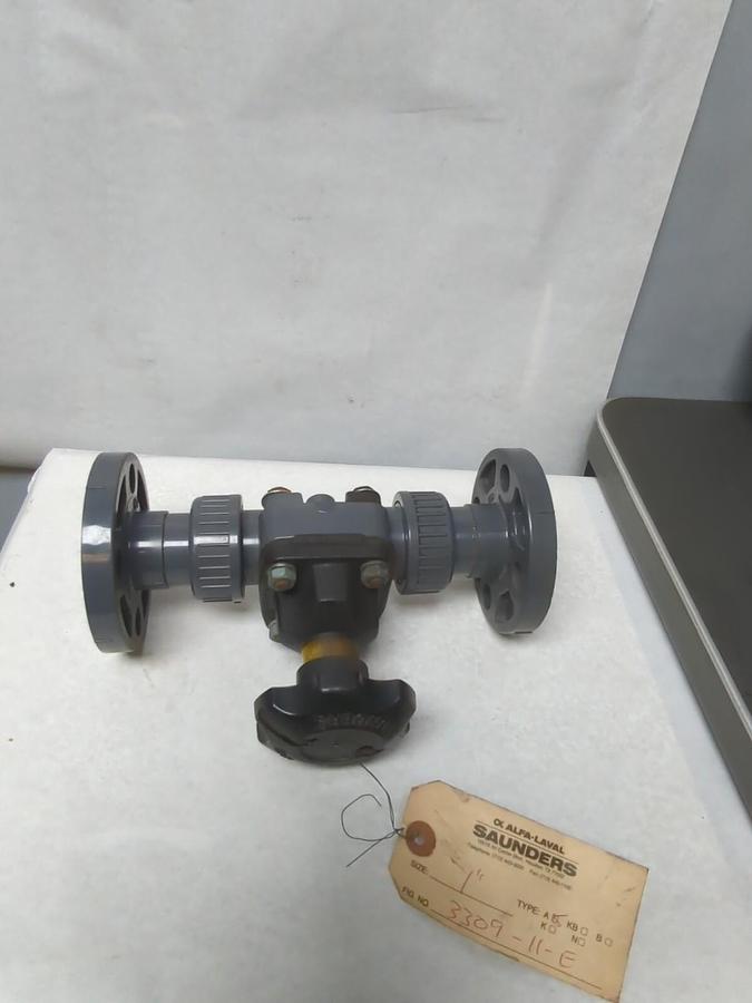 GEORGE FISCHER,TYPE 314,DIAPHRAGM VALVE DN25 PN10 NOS