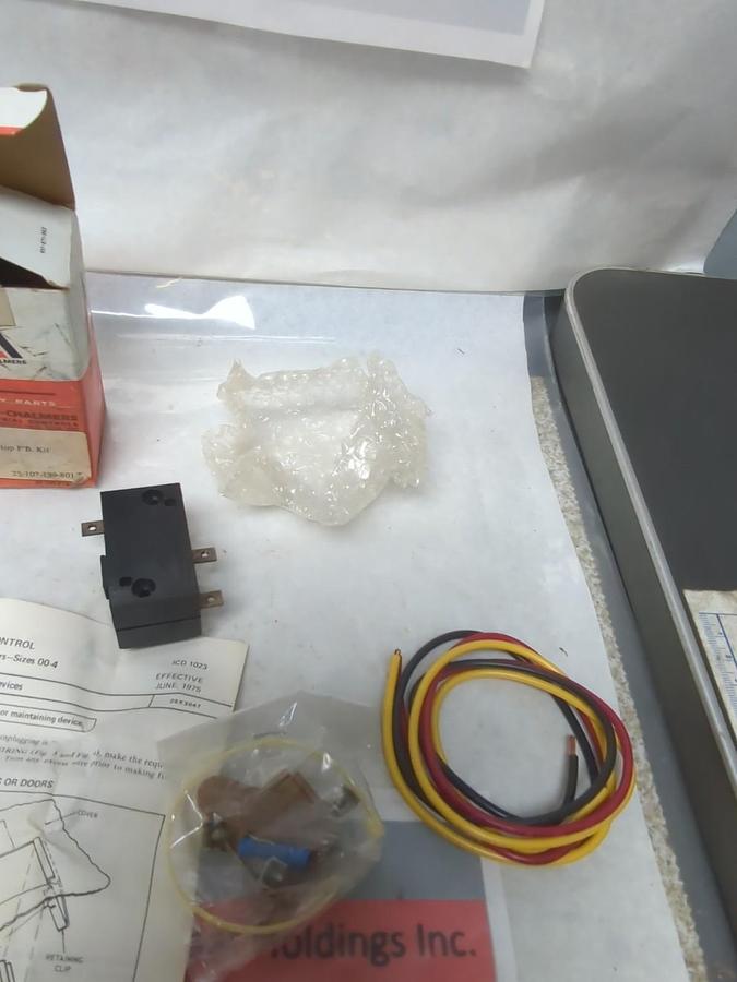 ALLIS-CHALMERS,25-107-199-801,START-STOP PUSH BUTTON KIT NOS