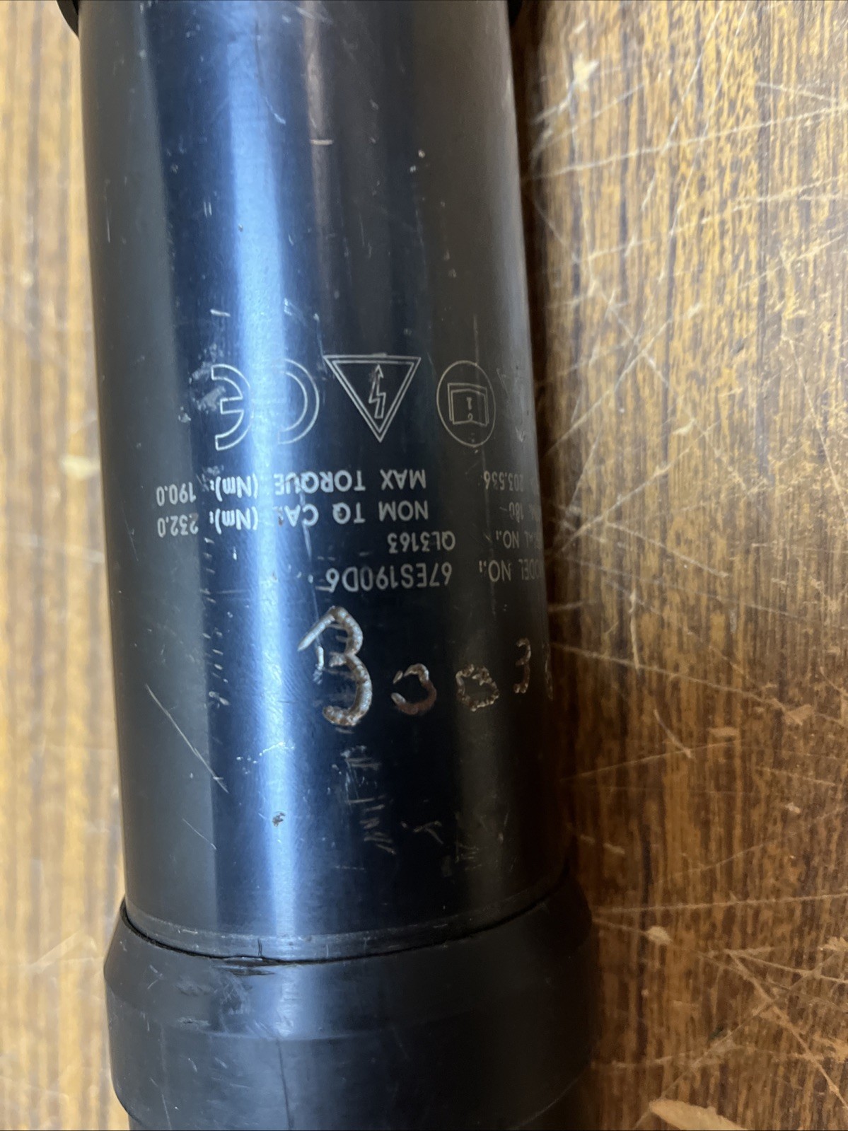 Used CLECO,67ES190D6,TRANSDUCER NUTRUNNER 3/4" DRIVE TORQUE 190Nm