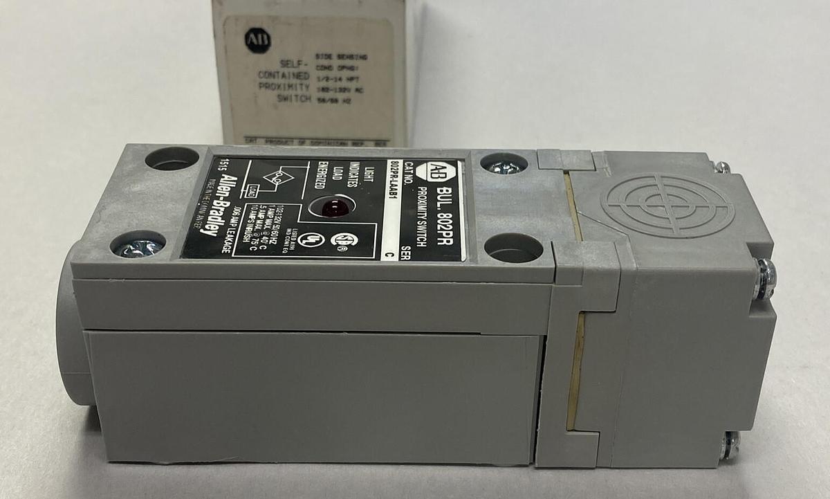 Used ALLEN BRADLEY,802PR-LAAB1,SER C PROXIMITY LIMIT SWITCH NEW