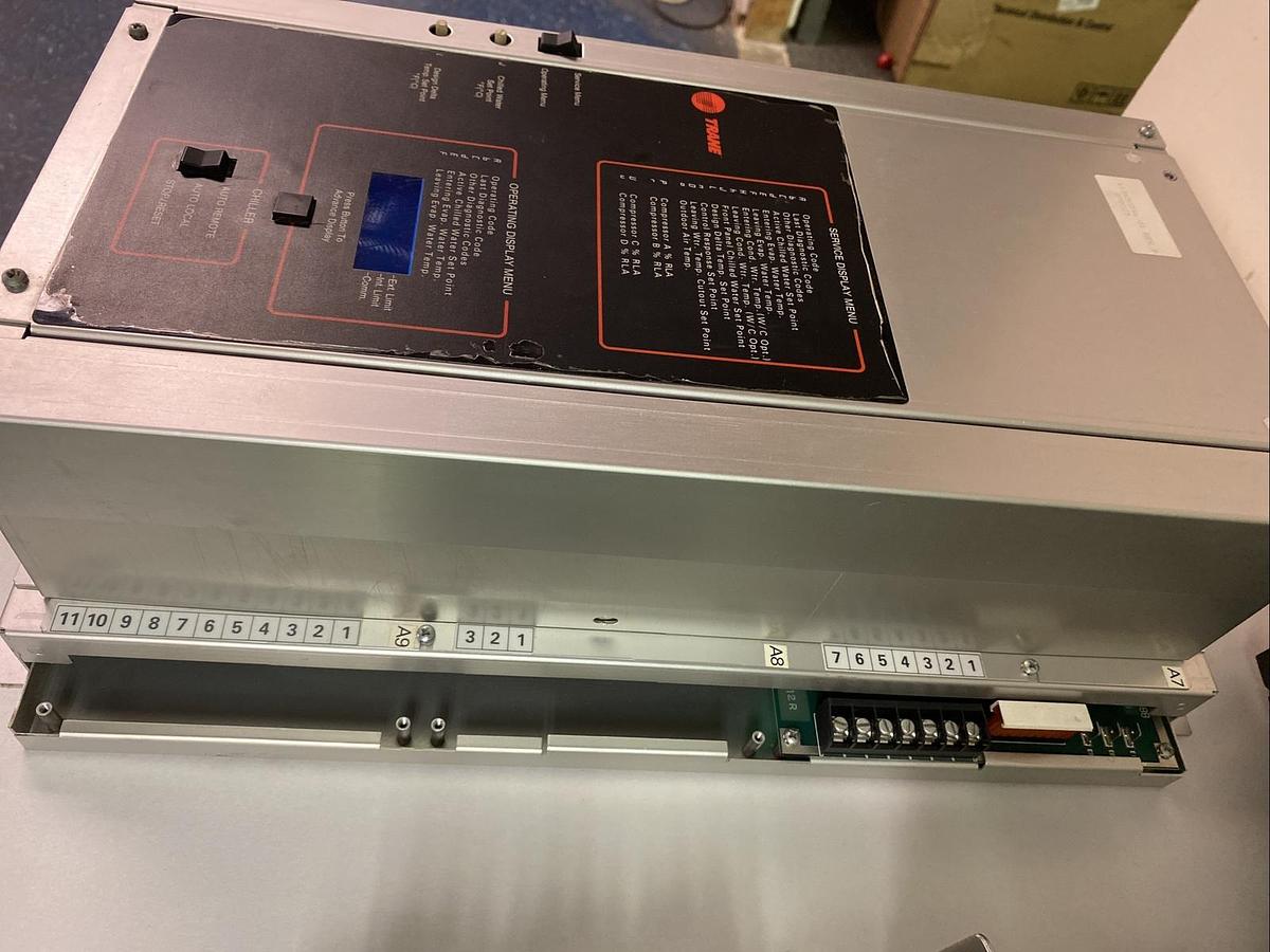Used TRANE,X13650346-01, REV B CHILLER CONTROLLER CONTROL MODULE