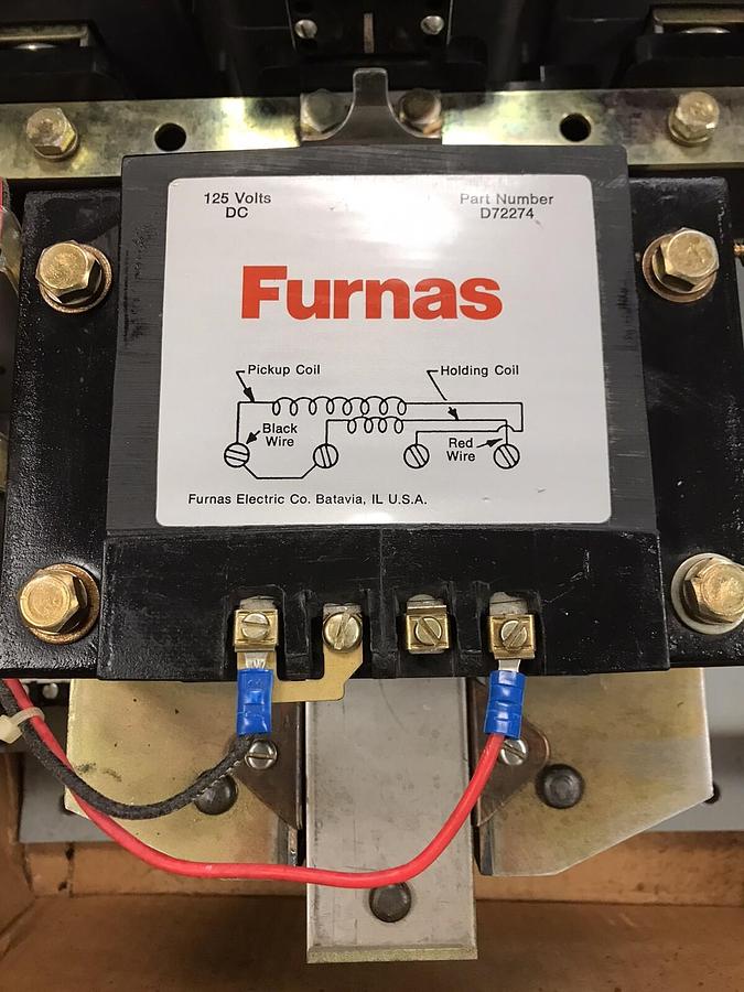Used Furnas,4DMB32AF,Magnetic Contactor Size 6 Series B NOS